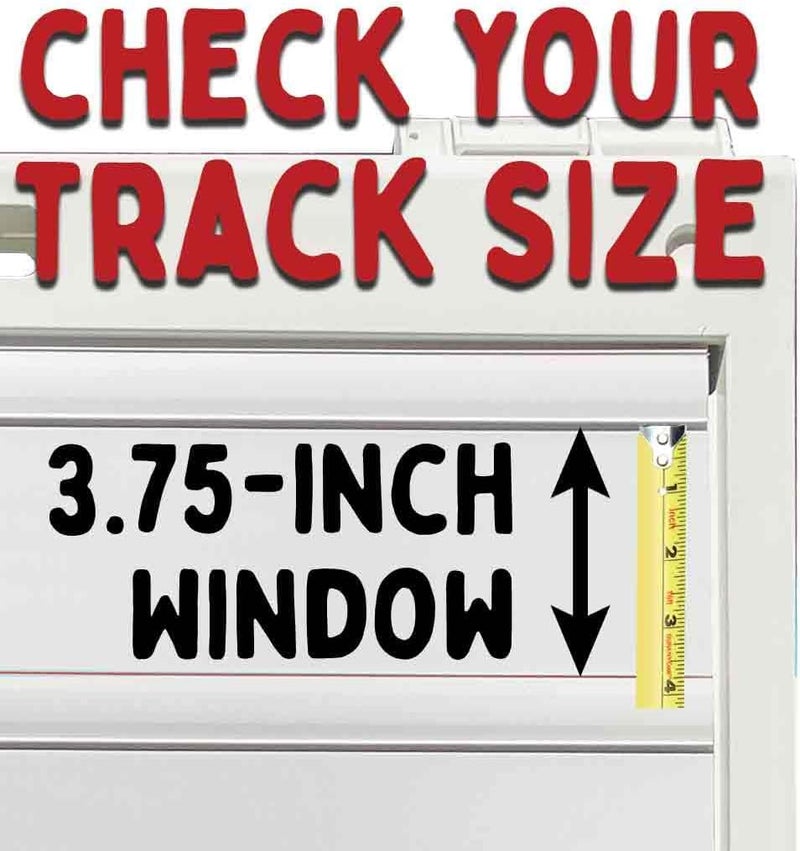 KitAbility Additional Letters for White Message Board Sidewalk Signs with 4 Inch Tracks, Extra Common Letters, Black on White Background - Image 2